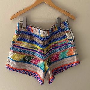 Francesca’s embroidered shorts